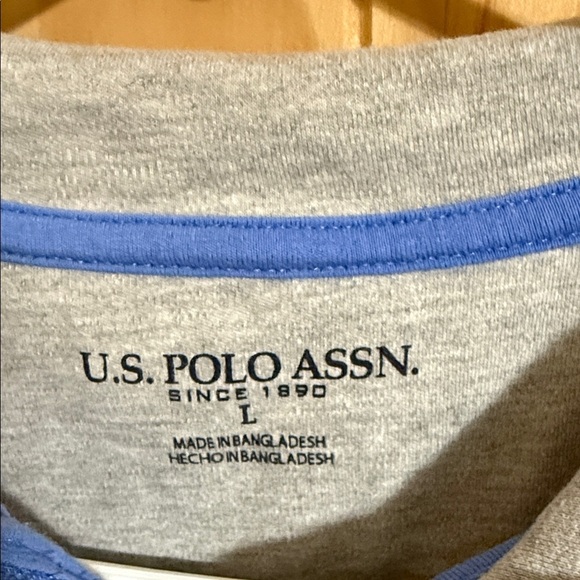 U.S. Polo Assn. Men's Bright Blue Zip-Up Sweater - Picture 2 of 5